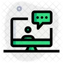 Online-Chat  Symbol