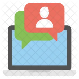 Online Chatting Logo Icon