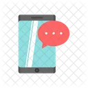 Online Chatting Message Communication Icon