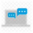 Online chatting  Icon