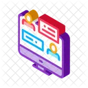 Discussion Network Online Icon