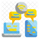 Online Chatting Online Communication Online Chat Icon