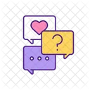 Online Chatting Dating Date Icon