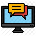 Online chatting  Icon