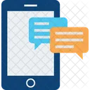 Online Chatting Online Conversation Online Communication Icon
