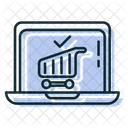 Online Check Cart  Icon