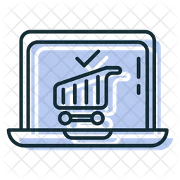 Online Check Cart  Icon