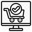Online Check Cart Check Cart Verify Shopping Item アイコン