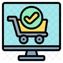 Online Check Cart Check Cart Verify Shopping Item アイコン