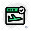 Online Check In Online Plane Check In Self Check In Icon