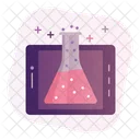 Online-Chemieexperiment  Symbol