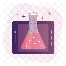 Online-Chemieexperiment  Symbol