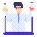Online Chemistry Class Icon