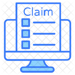 Online claim  Icon
