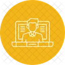 Online Class Lifelong Learning Icon E Learning Icon