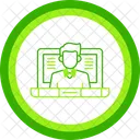 Online Class Lifelong Learning Icon E Learning Icon