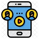 Smartphone Online Elearning Icon