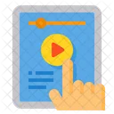 Tablet Elearning Audio Book Icon