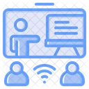 Online Class Online Education E Learning Icon