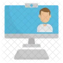 Online Class Online Learning Online Education Icon