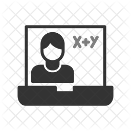 Online Class Icon - Download in Dualtone Style