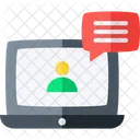 Online Class Meeting Workshop Icon