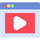 Online Class Education Video Icon