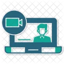 Online Class Lifelong Learning Icon E Learning Virtual Classroom Digital Education Internet Courses Webinar Distance Learning Remote Learning Online Instruction Icon