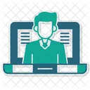 Online Class Lifelong Learning Icon E Learning Icon