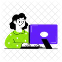 Online Client Customer User Icon
