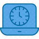 Online Clock Clock Learning Icône