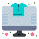 Online Cloth Shopping Online T Shirt Product Shopping Icon