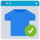 Online Cloth Shopping  Symbol