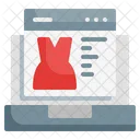 Online Clothe Clothe Shopping Ecommerce Icon