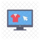 Online Clothe Shopping Online Shopping Icon