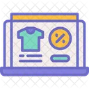 Online Clothe Discount  Icon