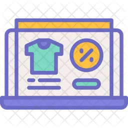 Online Clothe Discount  Icon