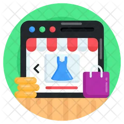 Online Clothes Shopping  Icon