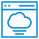 Online Cloud Cloud Website Web Cloud Icon