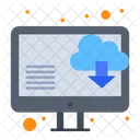 Online Cloud Download  Icon