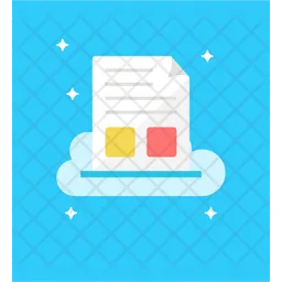 Online Cloud File  Icon