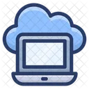 Online Cloud Netzwerk Cloud Datenfreigabe Cloud Technologie Symbol