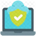 Online Cloud Security  Icon