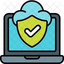 Online Cloud Security  Icon