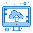 Online Cloud Upload  Icon