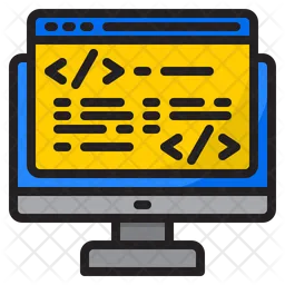 Online Coding  Icon