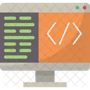 Online Coding Programming Coding Icon