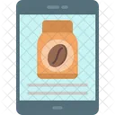 Online Coffee Coffee Shopping Cart Icon