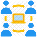 Online Collaboration  Icon