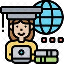 Online College Online Learning Online Icon